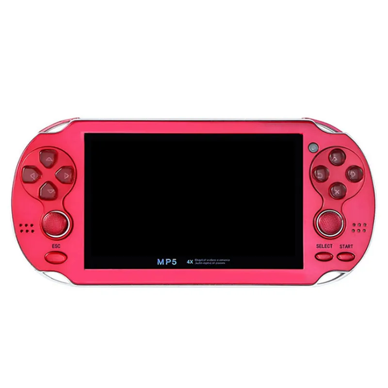Buy 4.3 inch PSP handheld game console dual rocker built in hundred games support photo can play mp4mp5 e book game download