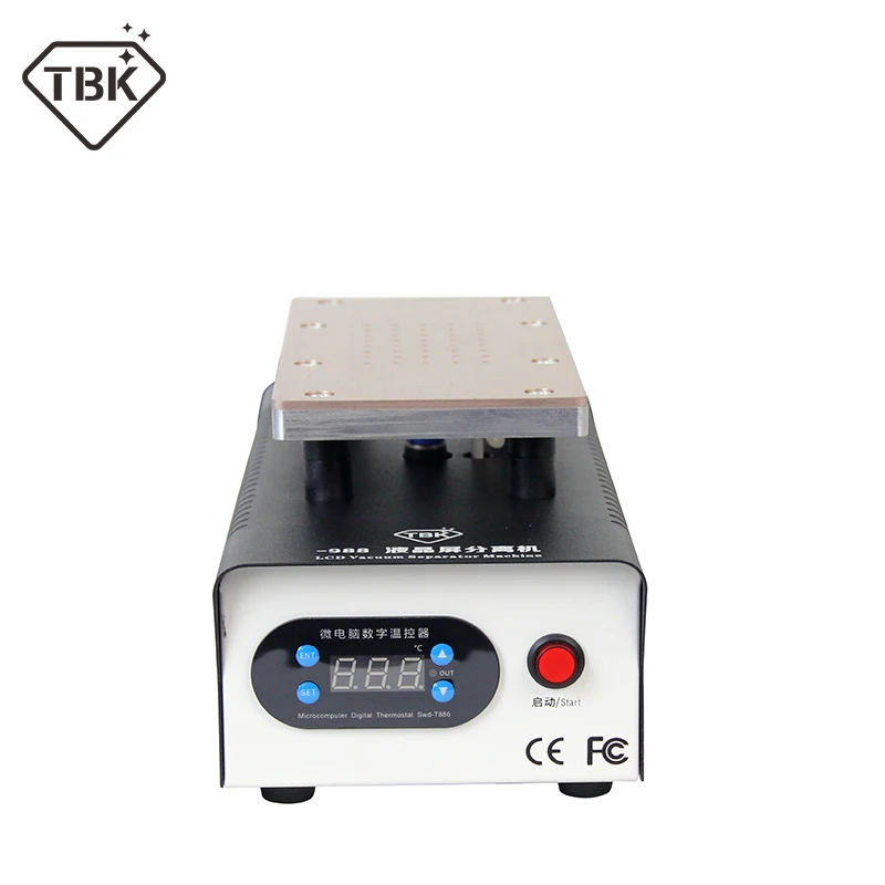 TBK 988 Mini встроенный двойной насос вакуумный ЖК сепаратор машина для ремонта