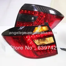 2008-2010 год Highlander светодиодные задние фонари задний свет красный черный цвет LDV1