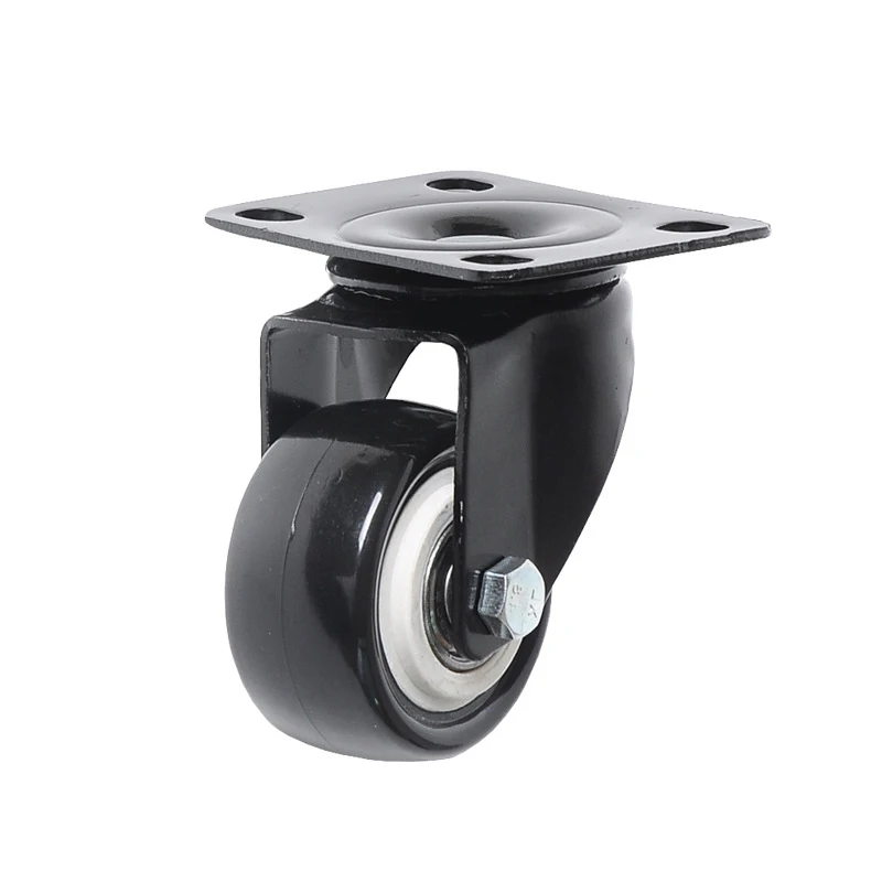

4PCS Office Chair Caster Wheels 1.5/2 Inch Swivel Rubber Caster Wheels Replacement Soft Safe Rollers Furniture Hardware