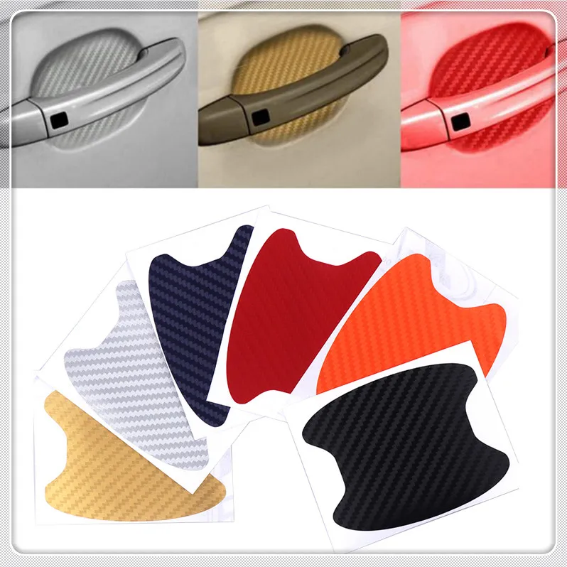 

Car Protection Film Door Handle Sticker for Hyundai HND3 Veloster i10 LPI 30blue R cee ix Tucson IX35 Verna Santa Fe Accent
