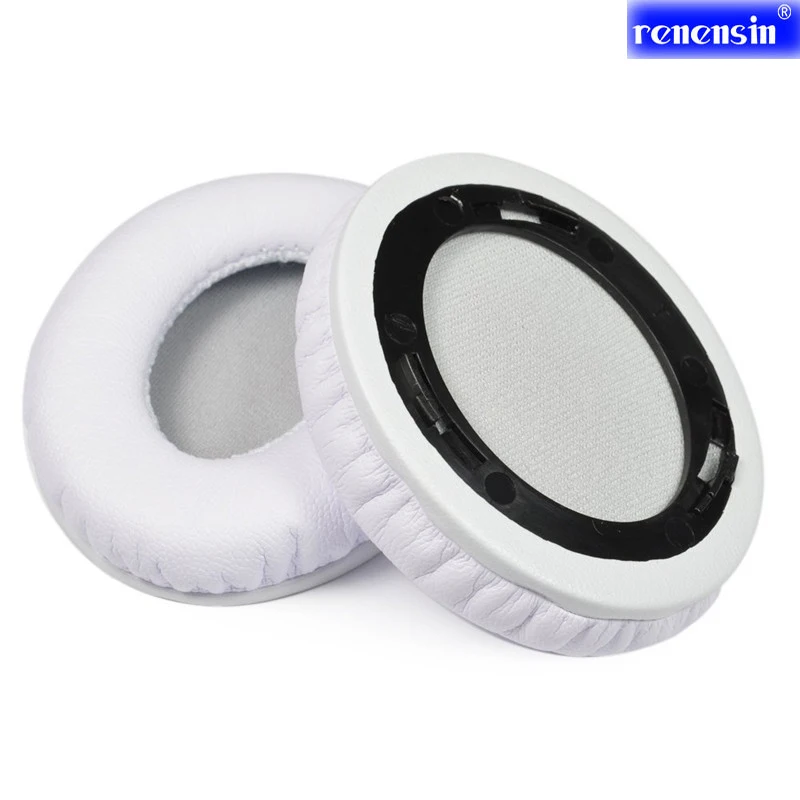 Renensin Auricolari Per Cuffie Bianchi Copri Cuscinetti In Schiuma Per Monster Beats Di Dr Dre Solo Hd Cuffie