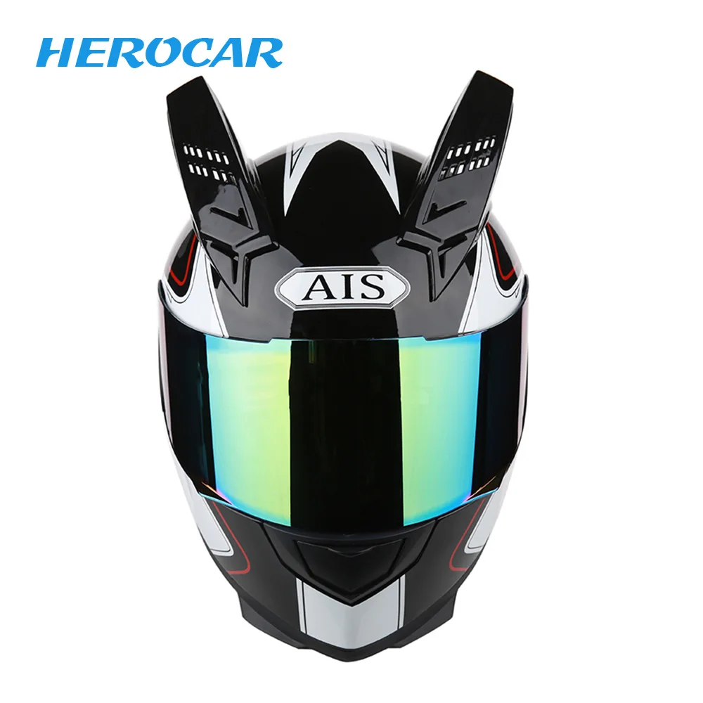 

Motorcycle Helmet Motobike Helmet cascos para moto With Inner Sun Visor Double Lens Modular Motocross Full Face Helmet
