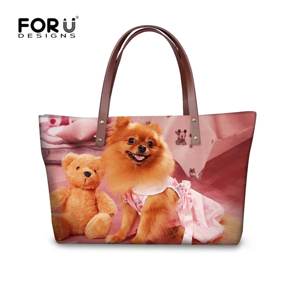 Forudesigns/померанский шпиц сумки Для женщин Сумки собака Леди Сумки Tote Сумки путешествия Креста тела сумка для женщины Bolsas feminina - Цвет: H496AL