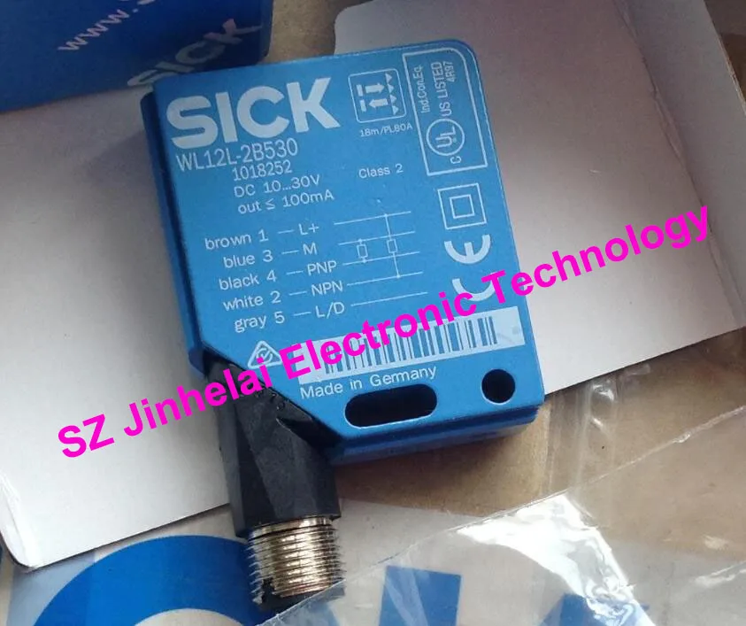 Sick wl12l-2b530/luz láser interruptores sensor proximidad 