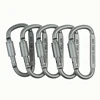 Mousqueton en aluminium en forme de D, mousqueton, mousqueton, crochet suspendu, Kits de voyage pour Camping en plein air, randonnée, sauvetage ► Photo 1/6