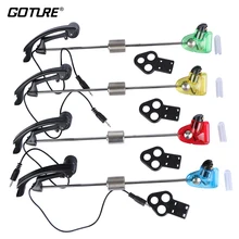 Goture, 4 шт./лот, эхолот для рыбалки, свингер карп, свингер, сигнализатор укуса, электронный, иллунированный, рыба, укус, удар, 4 цвета