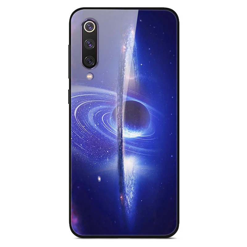 Чехол для Xiaomi mi 9 mi 9 T Pro из закаленного стекла с изображением планеты космос, стеклянный чехол для задней панели для Xiaomi mi 9 mi 9 SE 9 T Pro 9 T Coque Shell - Цвет: 15