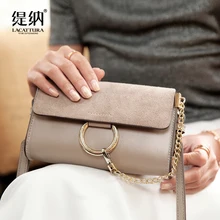 A1352 2017 cerrojo de la manera pequeña cadena de tamaño mediano de lujo mujeres de los bolsos de cuero diseñador bolso bolsos de mujer