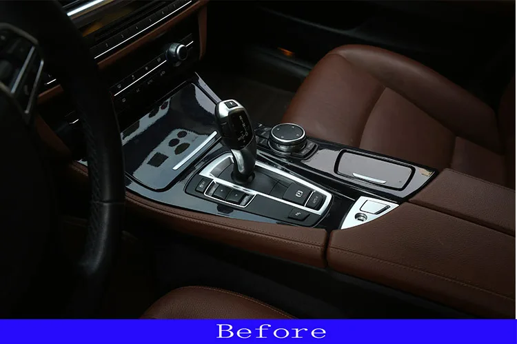 Черная пепельная древесина для BMW 5 серии F10 2011- 520li 525li 530li ABS центральная консоль панельная Накладка для коробки передач отделка автомобильные аксессуары