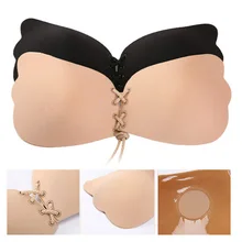 Невидимый бюстгальтер женский бюстгальтер без косточек и лямок с открытой спиной самоклеющиеся гелевые интимные накладки на грудь накладки усилители женский силикон бюстгальтер