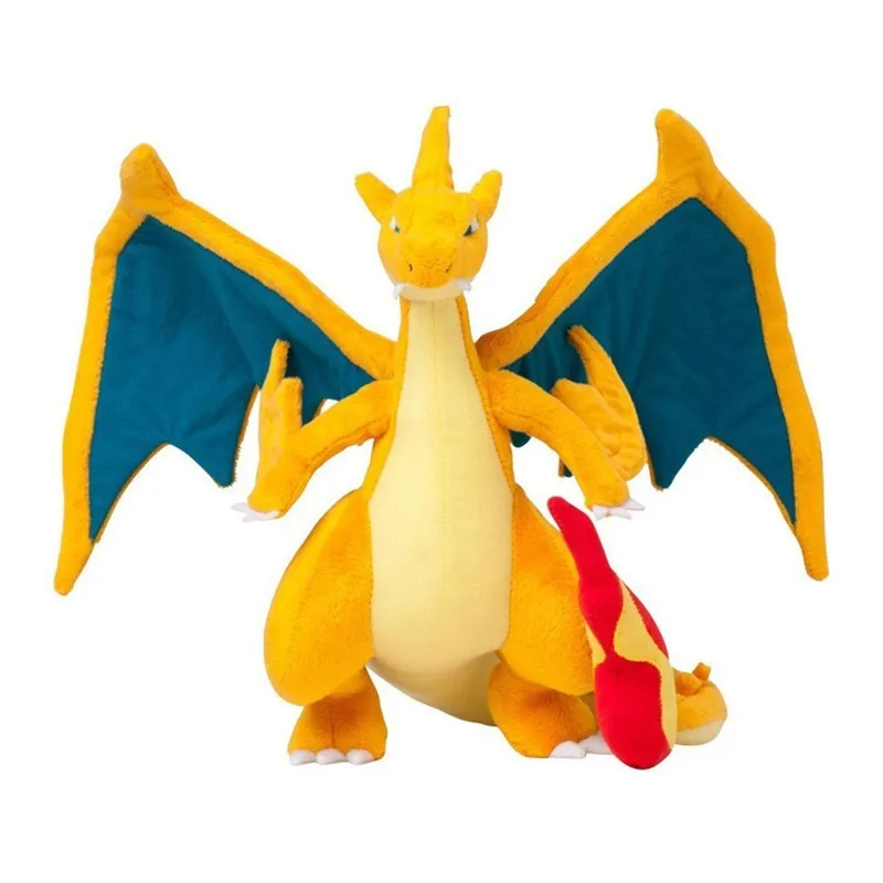 

1 stks 10 "25 cm Mega Charizard Knuffels Charizard Y Pluche Doll Gevulde Soft Goede Kwaliteit Grote Gift gratis Verzending