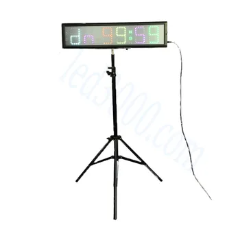 

GYM LED Timer Stopwatch Alternate Training Rest Multi-round setting LED Clock more color Tripod leg countdown/up timer tabata