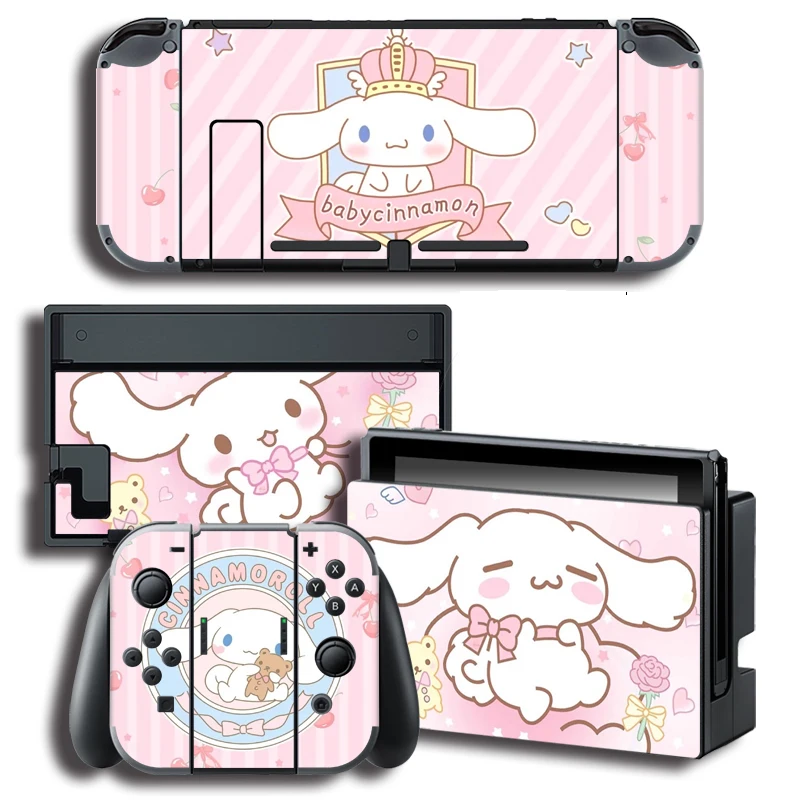 

Vinyl Screen Skin Sticker Laurel Dog Skins Protector Stickers for Nintendo Switch NS Console + Controller + Stand Sticker