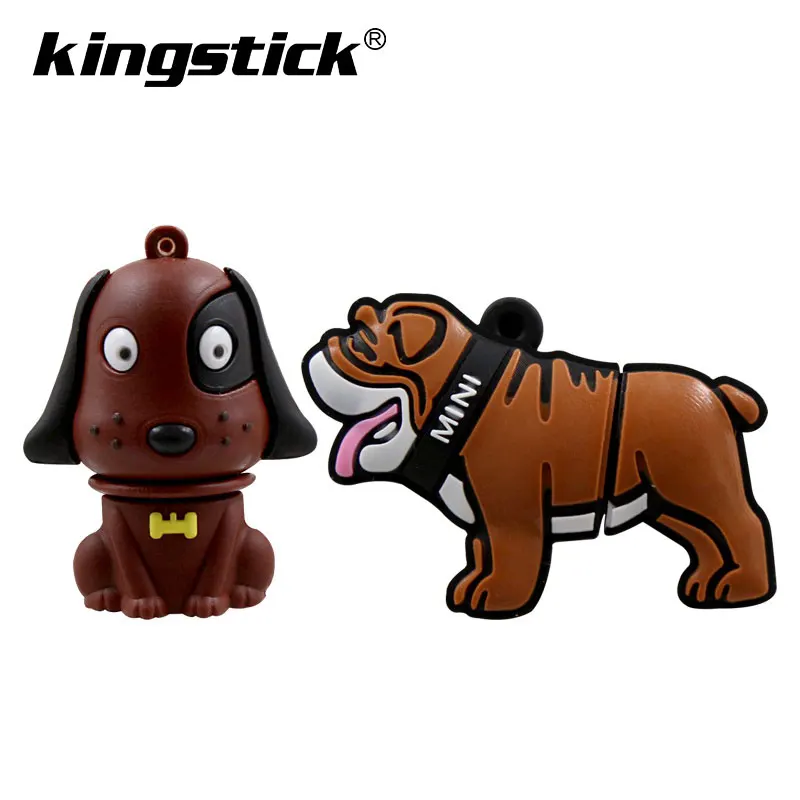 Cartoon cute dogs usb flash drive real capacity pen drive 64GB 32GB 16GB 8GB 4GB memory stick pendrive U Disk Hot girl gift
