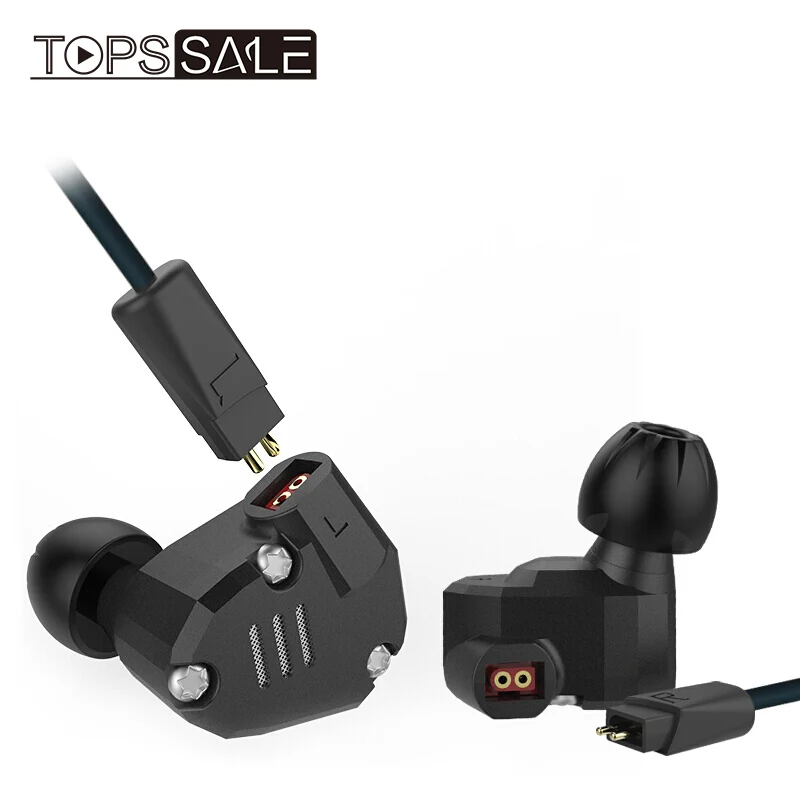 

KZ ZS6 Hybrid 2DD+2BA Dynamic And Armature 8 DriverWith Detachable Cable In-Ear Earphones