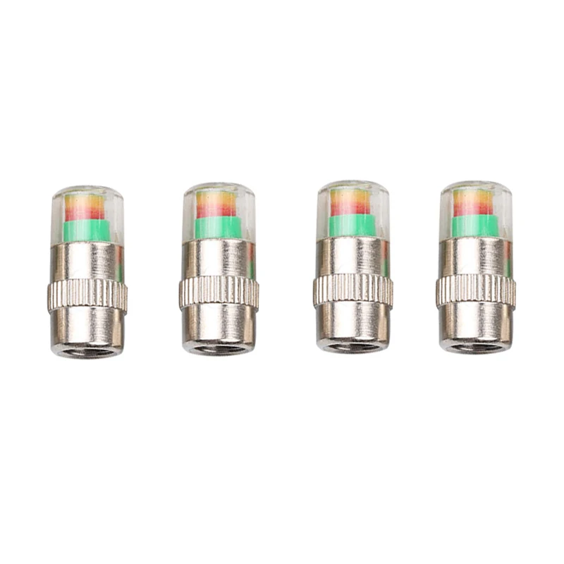 4pcs 1/2/4 шт. 36PSI авто шин Система контроля давления в шинах датчик тревоги индикатор колпачки индикатор диагностический набор инструментов - Цвет: 4pcs