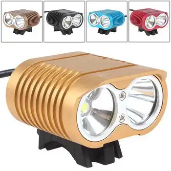 3000Lm Waterproof CREE XM-L2 LED Bike Light Bicycle Lamp & Headlight with Long / Short Range + 8800mAh Battery Pack