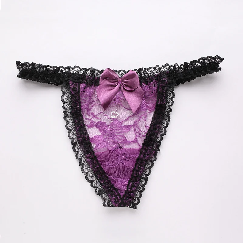 

Sexy European and American Metal Buckle Thongs Female Low Waist T Pants Seamless Underwear Temptation Sexy Underwear Summer