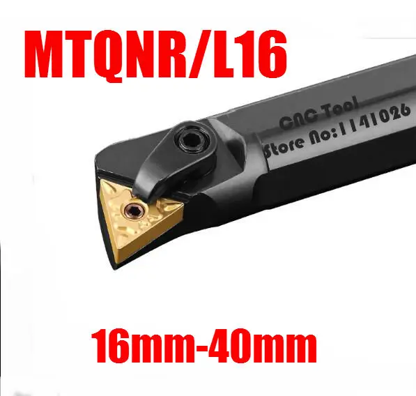 

1PCS S16Q-MTQNR16 S20R-MTQNR16 S25S-MTQNR16 S32T-MTQNR16 S18Q-MTQNR16 MTQNL16 16mm 20mm 25mm 32mm 40mm CNC Turning Lathe tools
