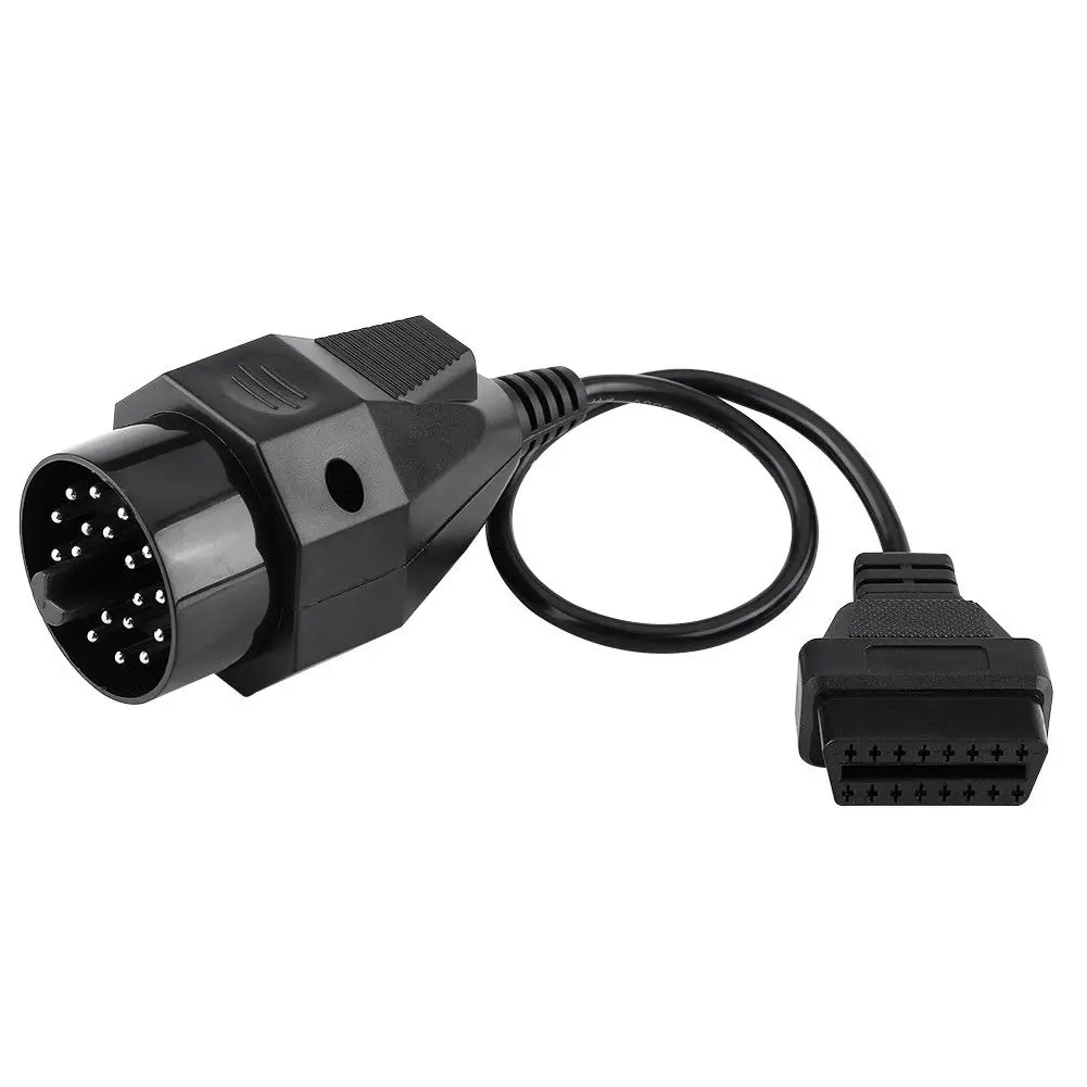 Car Diagnostic Cables Connectors 1Pcs 20 Pin to 16 Pin OBD2 Female Adapter Connector Scanner Cable For BMW E36 E38 E39 E46