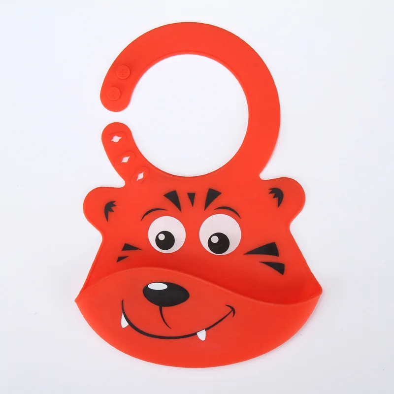 baby bibs silicone babeiro feeding baby stuff waterproof bandana baby bibs bandana burp cloths saliva girls boys kids Tiger Dog