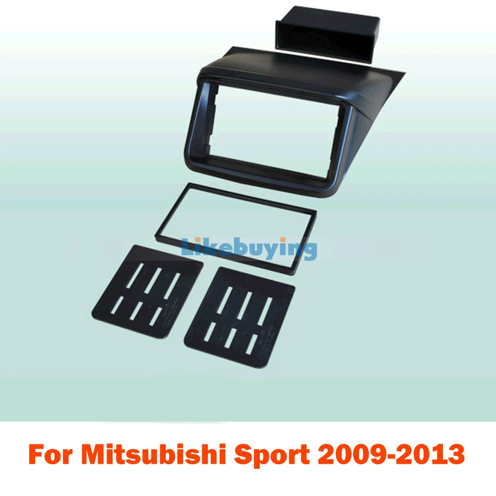 

For 177*99.6mm 2 Din Car Frame Dash Kit / Car Fascias for Mitsubishi Sport 2009 2010 2011 2012 2013