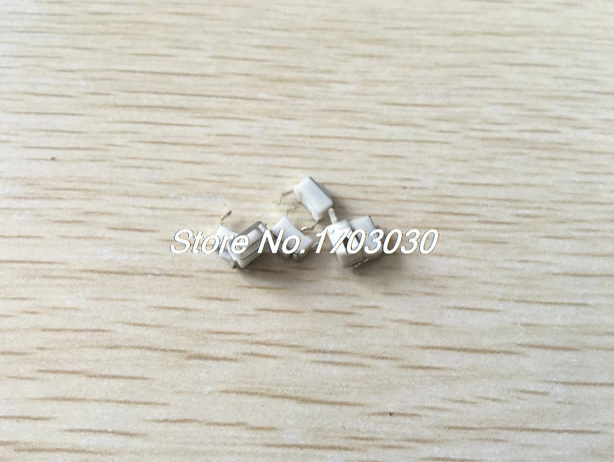 

20 Pcs PCB Mount Momentary 2 Pin SPST Tactile Tact Switch White 6x3x4.3mm