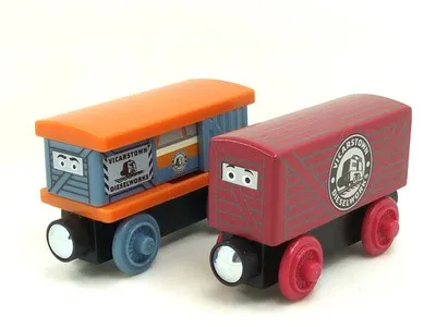 

Ninja Partner Woodens Trains Magnetic Connector Magnetic Tailsor Trains Compatible with Brio Tracks Railway Locomotive