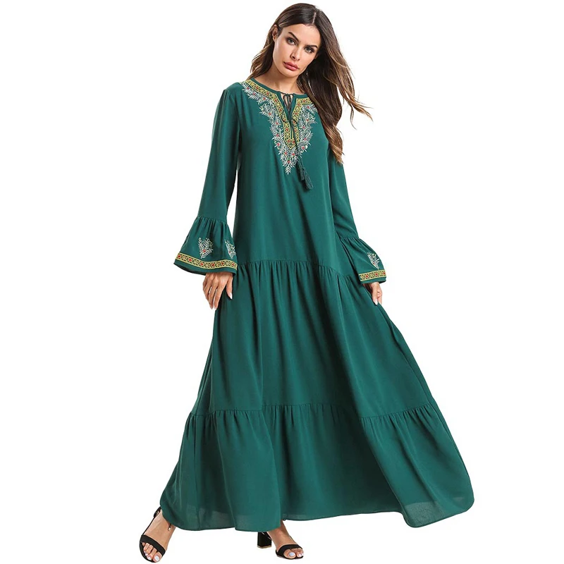 

Abaya Kaftan Hijab Muslim Dress Jilbab Caftan Robe Dubai Bangladesh Abayas For Women Ramadan Elbise Turkish Islamic Clothing