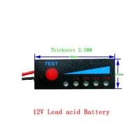 li ion ליתיום סוללה 3.7V 2S 3S 4S 12V ליתיום סוללה Meter קיבולת מחוון חשמל ברמת כוח Tester Li-ion תצוגה מתח עבור הסוללה במכונית (5)