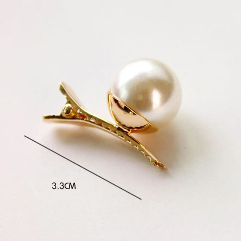 

Fashion 1PC Pearl Hairpin Hair Clips For Women Korean Style Hairpins Alloy Hairgrip Girls Hair Accessories