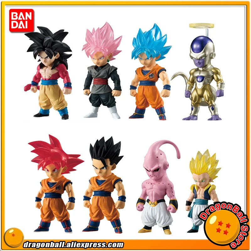 "Dragon Ball SUPER" BANDAI ADVERGE специальная коллекция 02 Набор фигурок 8 шт Гоку Гохан готенкс Фриза Буу Гоку-черный