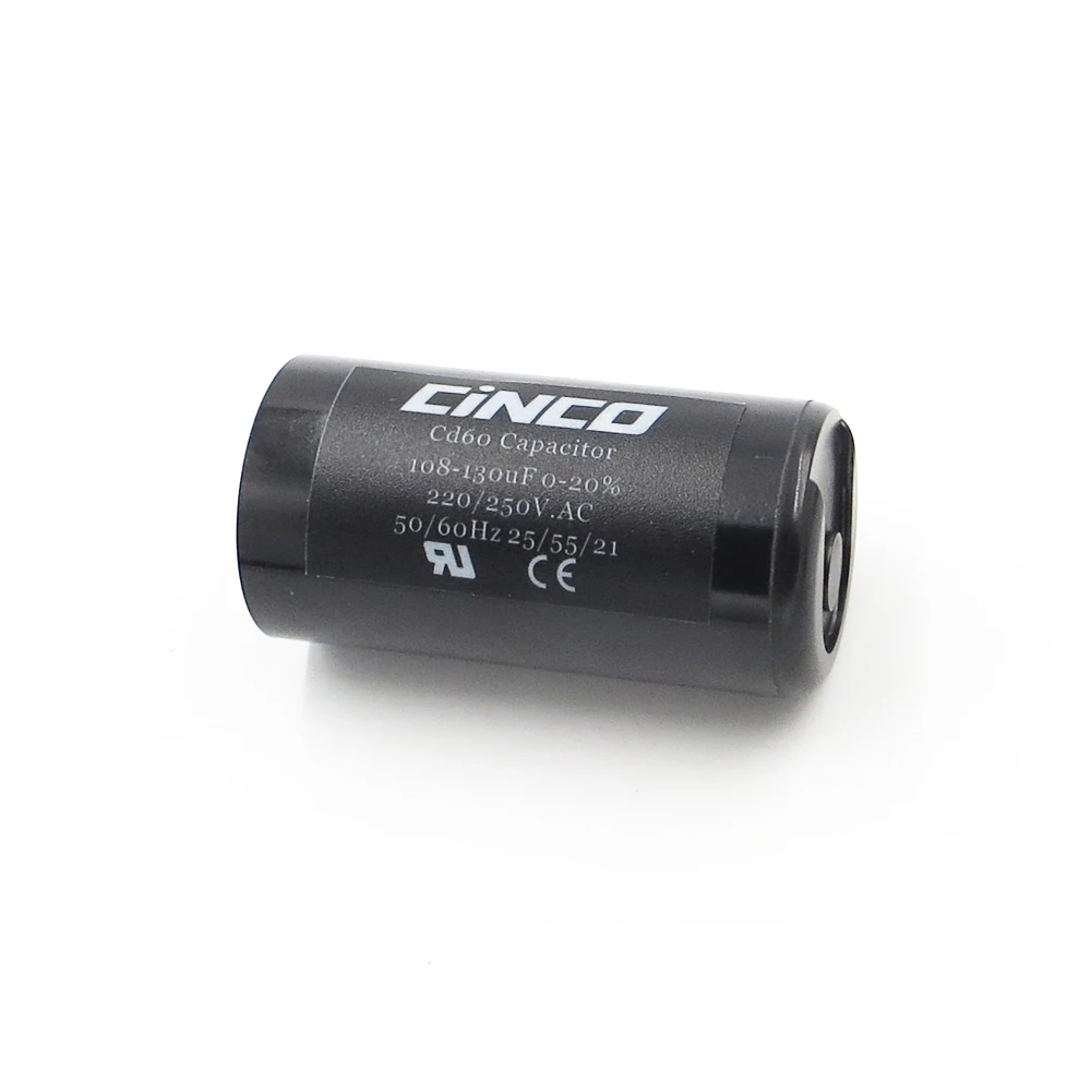 5 шт./лот пусковой конденсатор двигателя 108-130 mf uf 108-130MFD 220V 250V 275V CD60 компрессор HVAC