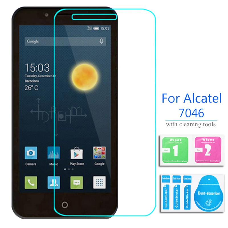 Для Alcatel One Touch Conquest LTE 7046T защитная пленка из закаленного стекла 2 5 9h безопасная