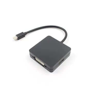 

3 in 1 Mini Display Port to DVI VGA HDMI Adapter for MacBook Pro & Air for Apple iMac Mac Mini for Microsoft Surface Pro 1 2 3 4