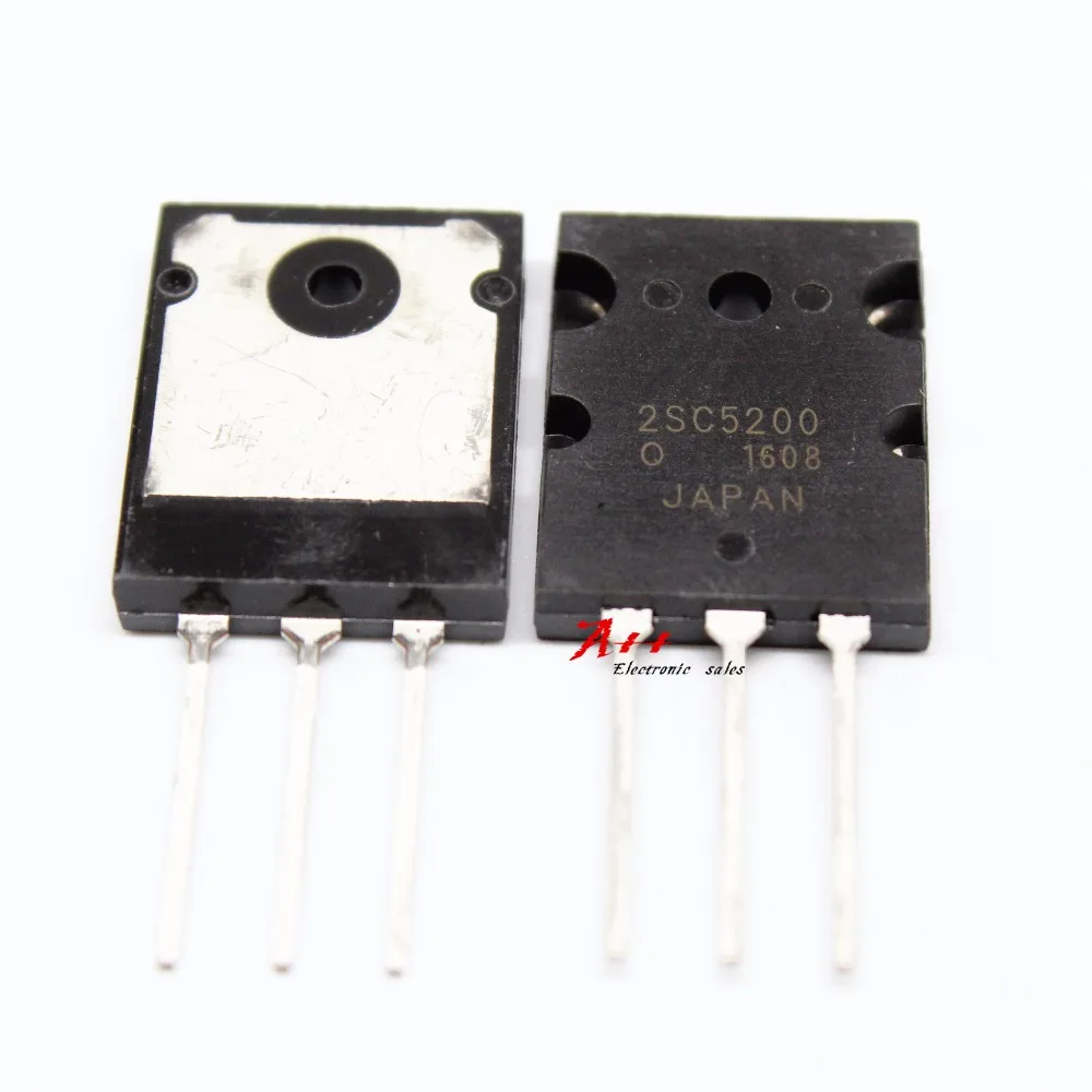 Free shipping 10PCS 2SC5200 C5200 TO 3PL high power amplifier paired ...