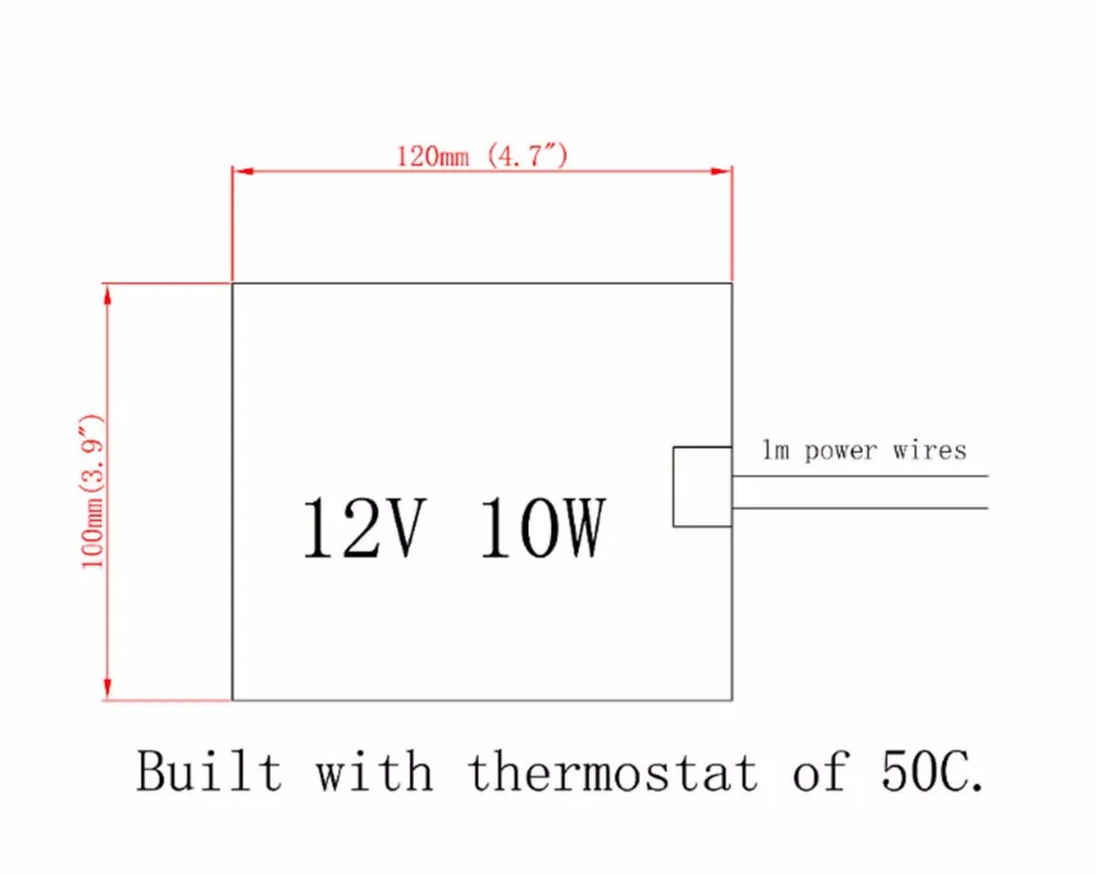 100X120 мм 10W 12V силиконовые подогреватель пусковой площадки Мёд пчелиный улей лангстрот теплее, w/50C термостат клейкую ленту 3м масляный поддон гибкий нагреватель