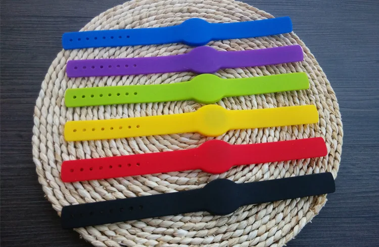 1000 шт. 13,56 МГц Фудань M1 1 k наручный браслет с технологией радиочастотной идентификации регулируемый браслет силиконовые водонепроницаемые часы Тип