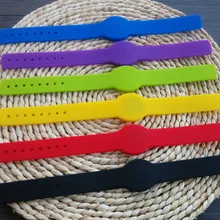 1000 шт. 13,56 МГц Фудань M1 1 k наручный браслет с технологией радиочастотной идентификации регулируемый браслет силиконовые водонепроницаемые часы Тип