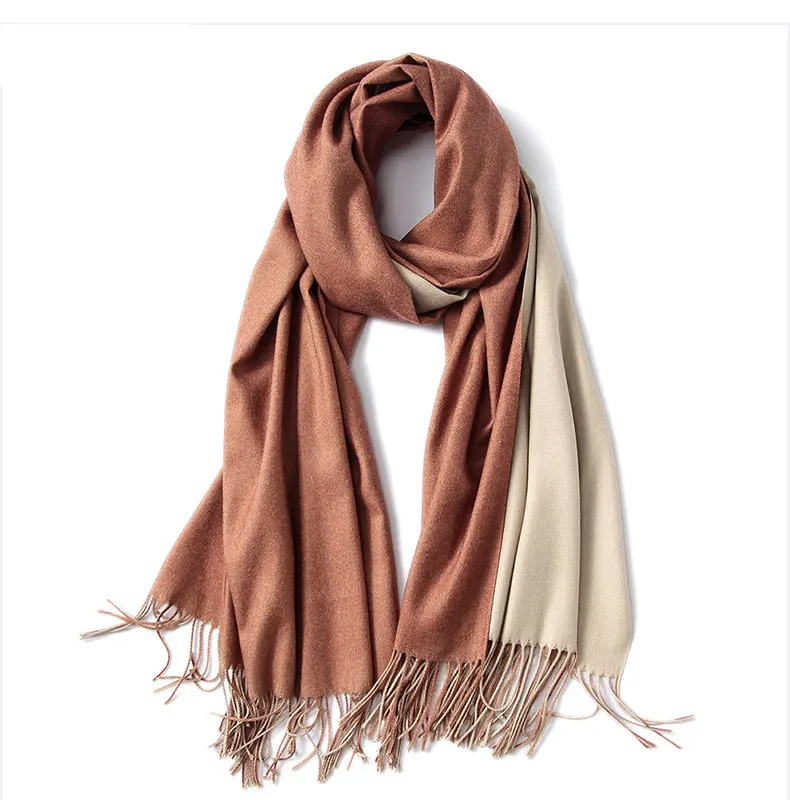 1 (9)Winter Scarf Women Men Luxury 2018 Double sided splice Tartan Cashmere Winter Warm Square Plaid Wool Shawl In Women Scarves