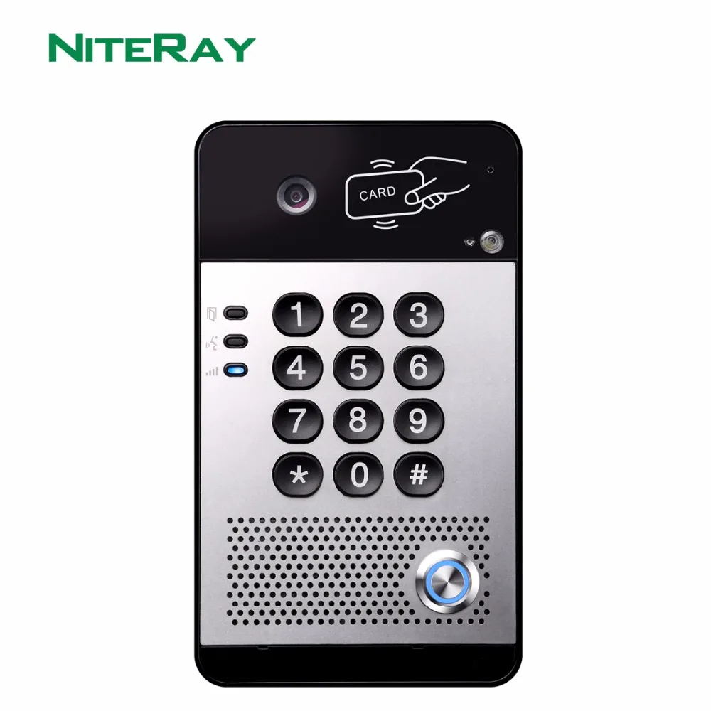 SIP Video Door Phone Video Intercom System Compatible With Asterisk/Alcatel/Avaya/Cisco PBX