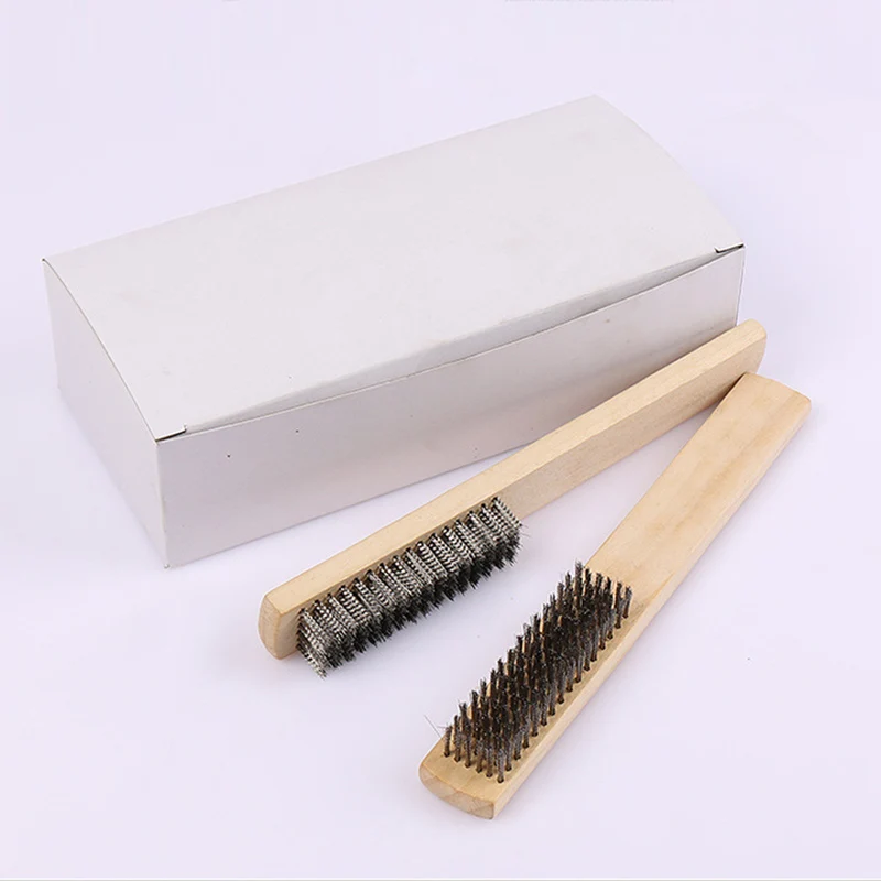 

Craft Antique Walnuts Bodhi Seeds Polishing Brush Cleaning Tool Wood Handle
