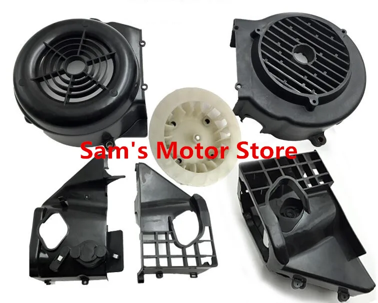 

GY6 125 Cooling Radiator Stator AB Motorcycle Scooter Engine Fan Side Covers