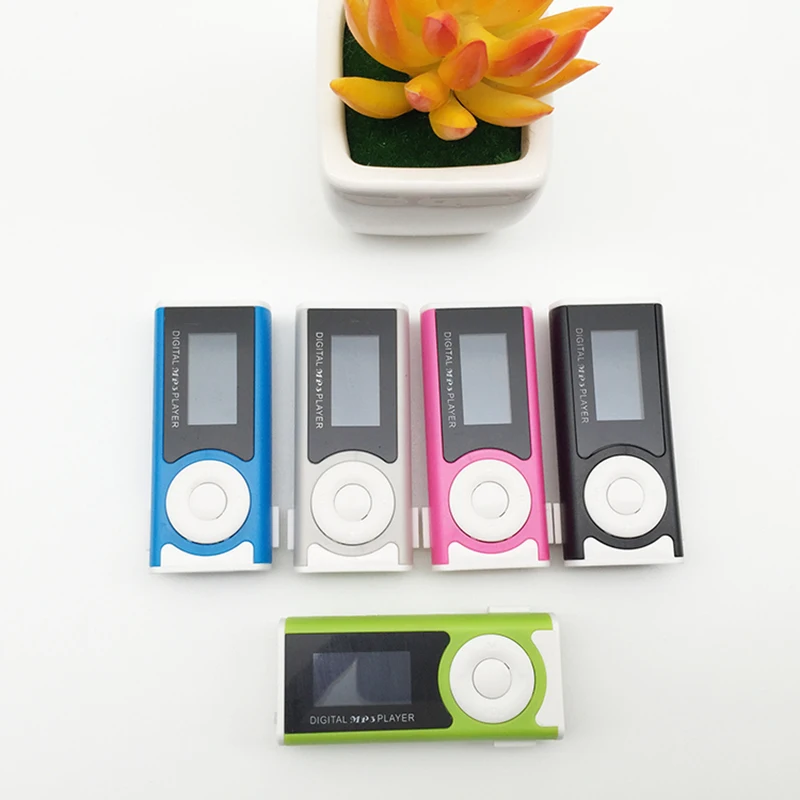 

mp3 cute with screen sound clip card 9 led flashlight mp3