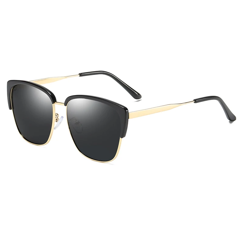 

Women's Outdoor Driving Driving Polarized Sunglasses Fashion Big Box Jelly Color Bold Eyebrow Frame Travel Sun glasses