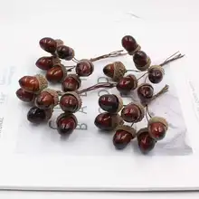 6 шт. поролоновых СОСНОВЫХ ШИШЕК Искусственные цветы ручной работы Дворец бракосочетаний украшения ягод DIY соскабливание гирлянды