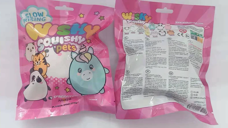 Мягкие Kawaii свинья панда кошка Единорог Мягкий медленно поднимающийся Антистресс
