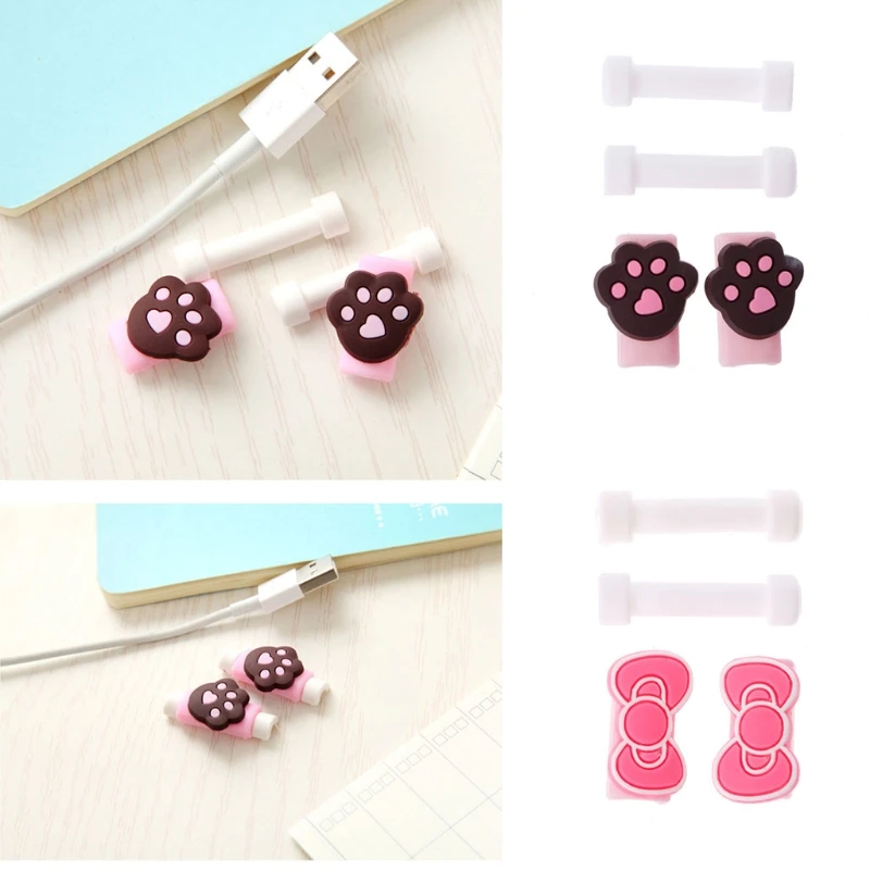 

ALITER USB Cable Sleeve Cover For Phone Cable Data Charger Cable Organizer Cord Saver Winder for iphone X 8