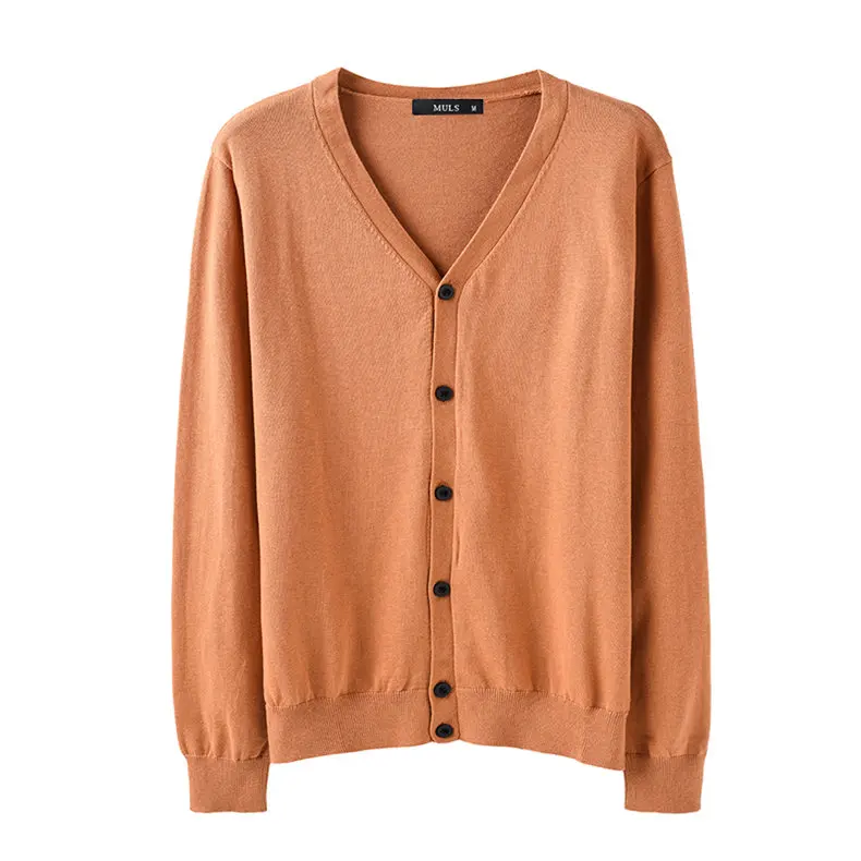 6Colors Men Cardigan Sweater Pure Cotton Knited Sweater Men Spring Autumn Winter Male Cardigans Brand Muls Fitted M L XL 2XL 3XL-03
